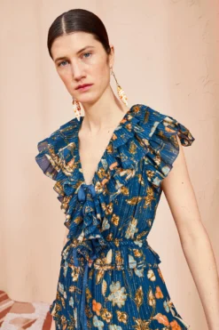 ULLA JOHNSON -ULLA JOHNSON ULLA JOHNSON Arisa Dress MOONLIGHT FLORAL 02 ALT