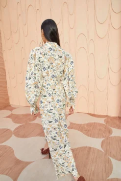 ULLA JOHNSON Athena Dress - Gardenia -ULLA JOHNSON ULLA JOHNSON Athena Dress GARDENIA 0236