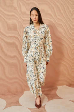 ULLA JOHNSON Athena Dress - Gardenia -ULLA JOHNSON ULLA JOHNSON Athena Dress GARDENIA 0255