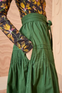 ULLA JOHNSON Blythe Skirt - Juniper -ULLA JOHNSON ULLA JOHNSON Blythe Skirt JUNIPER 05