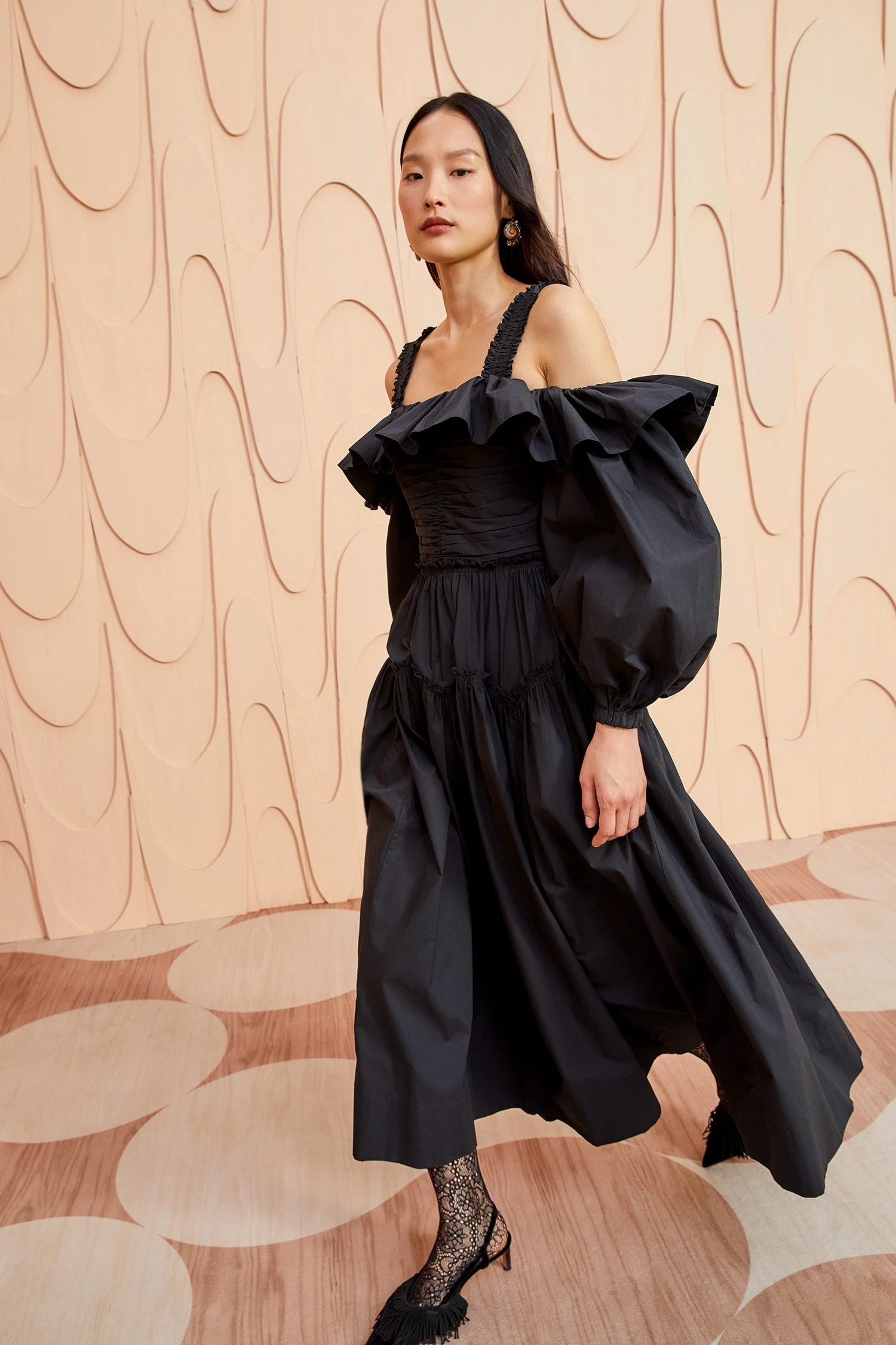 ULLA JOHNSON Caprice Dress - Noir 1 ULLA JOHNSON Caprice Dress - Noir