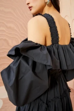 ULLA JOHNSON Caprice Dress - Noir 7 ULLA JOHNSON Caprice Dress - Noir -ULLA JOHNSON ULLA JOHNSON Caprice Dress NOIR 05