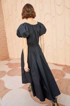 ULLA JOHNSON Cecile Dress - Noir 8 ULLA JOHNSON Cecile Dress - Noir -ULLA JOHNSON ULLA JOHNSON Cecile Dress NOIR 04