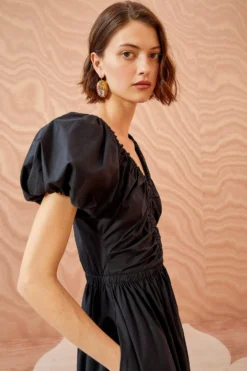 ULLA JOHNSON Cecile Dress - Noir 9 ULLA JOHNSON Cecile Dress - Noir -ULLA JOHNSON ULLA JOHNSON Cecile Dress NOIR 05