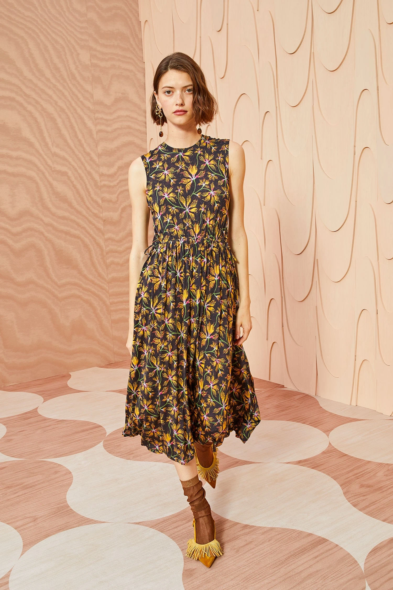 ULLA JOHNSON Clea Dress - Maple 3 ULLA JOHNSON Clea Dress - Maple - Image 3