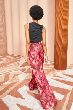 ULLA JOHNSON Clemence Pants - Wild Rose -ULLA JOHNSON ULLA JOHNSON Clemence Pants WILD ROSE 03