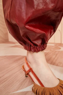 ULLA JOHNSON Cyrus Pant - Mahogany -ULLA JOHNSON ULLA JOHNSON Cyrus Pant MAHOGANY 0165