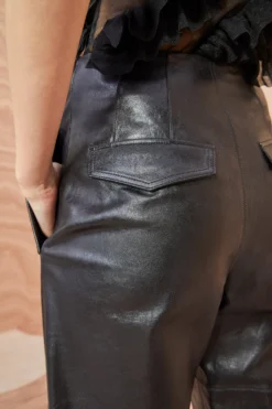 ULLA JOHNSON Cyrus Pant - Noir -ULLA JOHNSON ULLA JOHNSON Cyrus Pant NOIR 0109