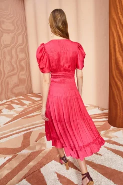 ULLA JOHNSON Daria Dress - Orchid 7 ULLA JOHNSON Daria Dress - Orchid -ULLA JOHNSON ULLA JOHNSON DARIA DRESS ORCHID 03