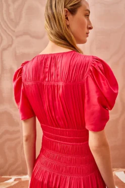 ULLA JOHNSON Daria Dress - Orchid 9 ULLA JOHNSON Daria Dress - Orchid -ULLA JOHNSON ULLA JOHNSON DARIA DRESS ORCHID 05