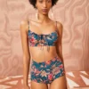 ULLA JOHNSON Deia Bikini Top - Delphinium