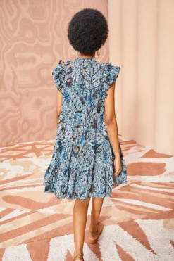 ULLA JOHNSON Denia Dress - Morning Glory -ULLA JOHNSON ULLA JOHNSON Denia Dress MORNING GLORY 03