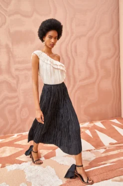 ULLA JOHNSON Dioni Skirt - Noir