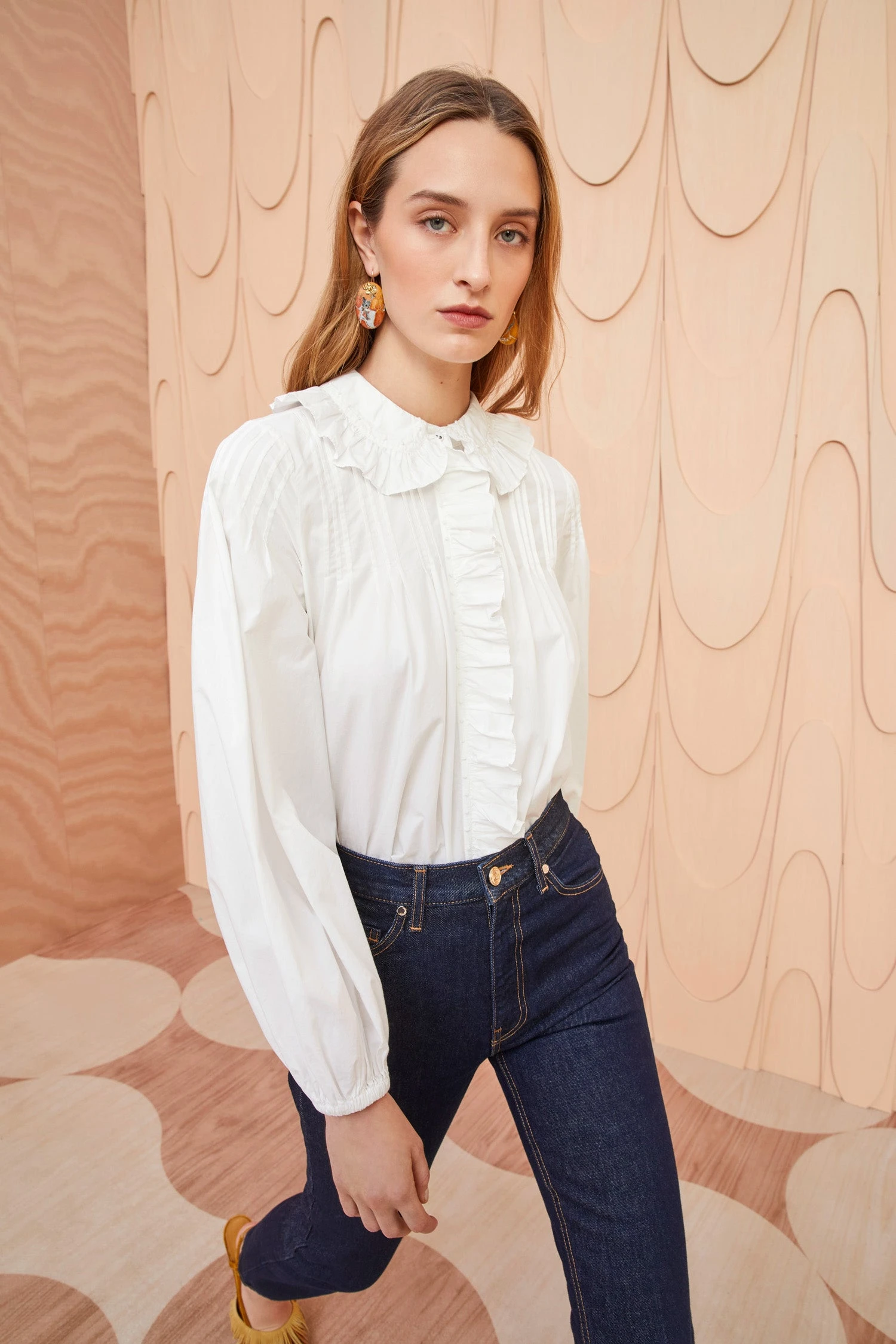 ULLA JOHNSON Dolores Blouse - Pristine 5 ULLA JOHNSON Dolores Blouse - Pristine - Image 5