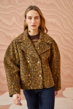 ULLA JOHNSON Dorothea Jacket - Lynx