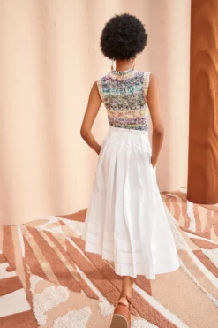 ULLA JOHNSON Dylan Skirt - Pristine -ULLA JOHNSON ULLA JOHNSON Dylan Skirt PRISTINE 04