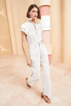 ULLA JOHNSON Eva Top - Blanc 7 ULLA JOHNSON Eva Top - Blanc -ULLA JOHNSON ULLA JOHNSON EVA TOP BLANC 03