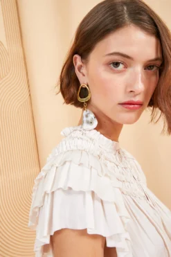 ULLA JOHNSON Eva Top - Blanc 9 ULLA JOHNSON Eva Top - Blanc -ULLA JOHNSON ULLA JOHNSON EVA TOP BLANC 05