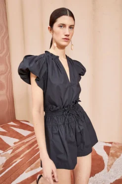 ULLA JOHNSON Evelyn Top - Noir