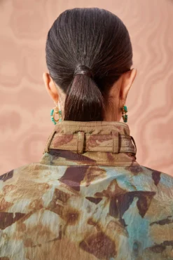 ULLA JOHNSON Elettra Trench - Chalcedony -ULLA JOHNSON ULLA JOHNSON Elettra Trench CHALCEDONY 0163