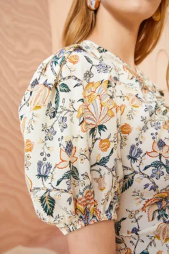 ULLA JOHNSON Elise Top - Gardenia -ULLA JOHNSON ULLA JOHNSON Elise Top GARDENIA 0056