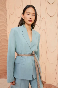 ULLA JOHNSON Ellery Jacket - Agave 10 ULLA JOHNSON Ellery Jacket - Agave -ULLA JOHNSON ULLA JOHNSON Ellery Jacket AGAVE 0184