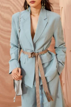 ULLA JOHNSON Ellery Jacket - Agave 8 ULLA JOHNSON Ellery Jacket - Agave -ULLA JOHNSON ULLA JOHNSON Ellery Jacket AGAVE 02 ALT