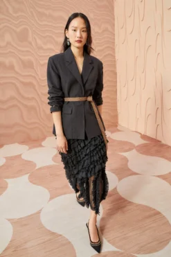 ULLA JOHNSON Ellery Jacket - Noir -ULLA JOHNSON ULLA JOHNSON Ellery Jacket NOIR 0161