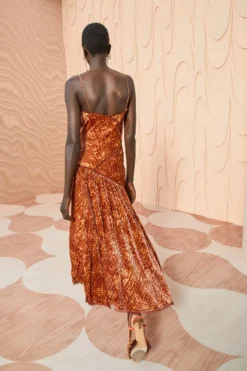 ULLA JOHNSON Elodie Dress - Sienna -ULLA JOHNSON ULLA JOHNSON Elodie Dress SIENNA 0029