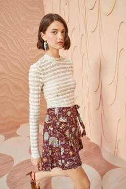 ULLA JOHNSON Emma Top - Pristine -ULLA JOHNSON ULLA JOHNSON Emma Top PRISTINE 0029