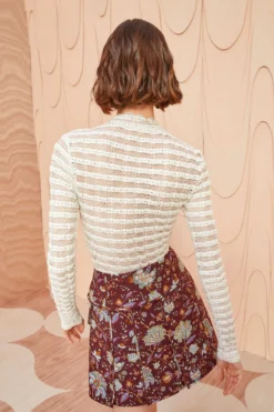 ULLA JOHNSON Emma Top - Pristine -ULLA JOHNSON ULLA JOHNSON Emma Top PRISTINE 0109