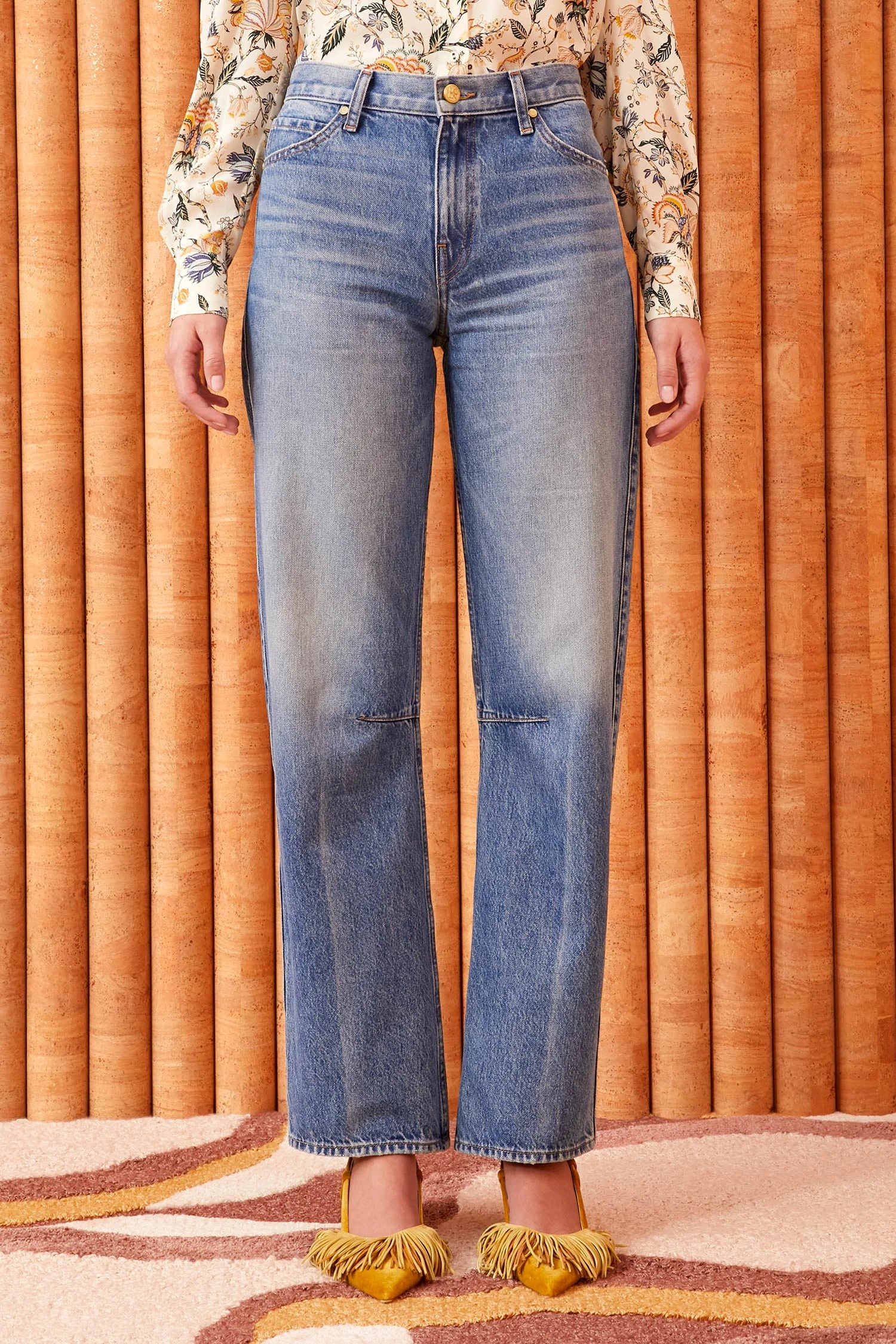 ULLA JOHNSON The Esme Jean - Danube Medium Indigo Wash 2 ULLA JOHNSON The Esme Jean - Danube Medium Indigo Wash - Image 2