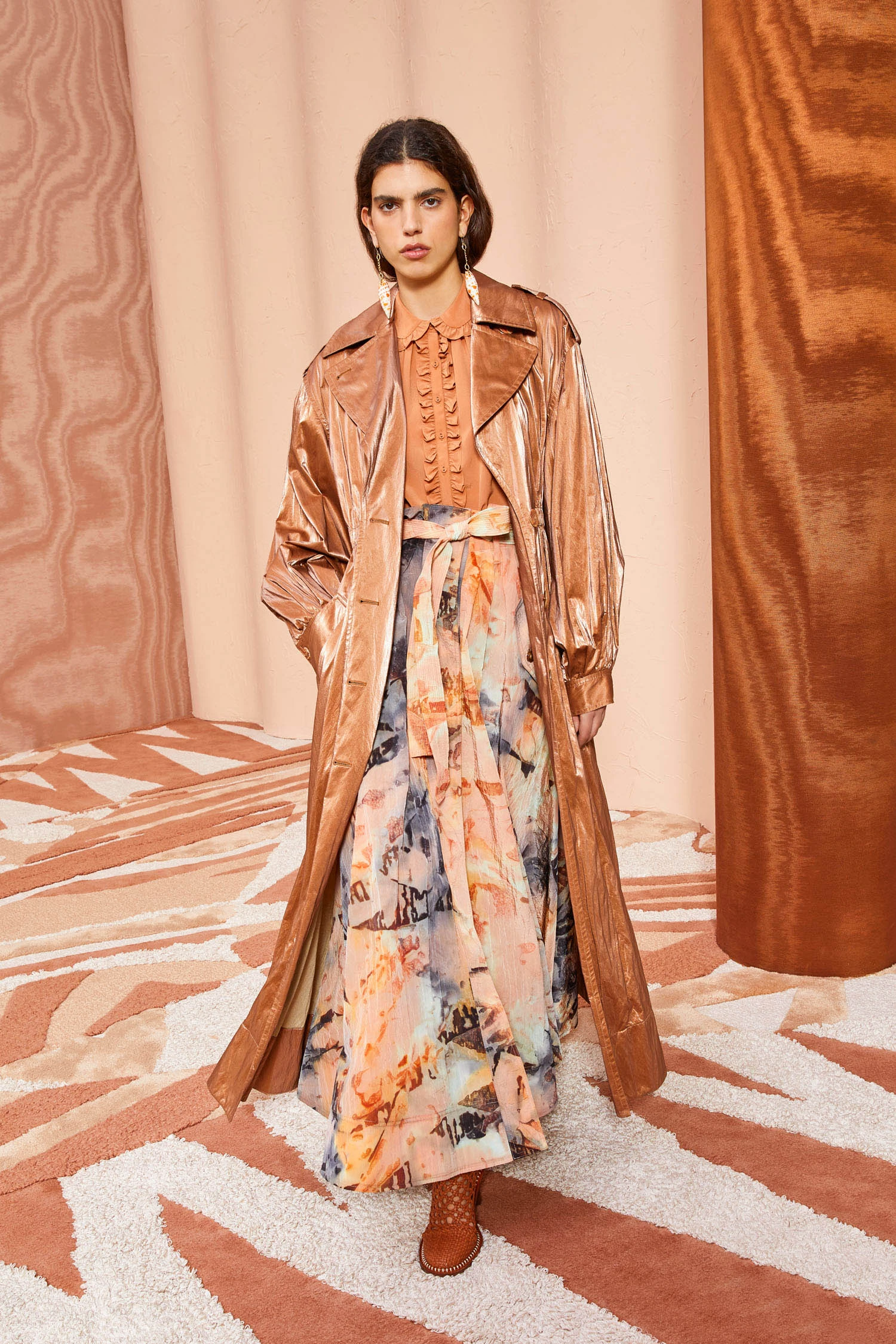 ULLA JOHNSON Ettienne Coat - Bronze 5 ULLA JOHNSON Ettienne Coat - Bronze - Image 5