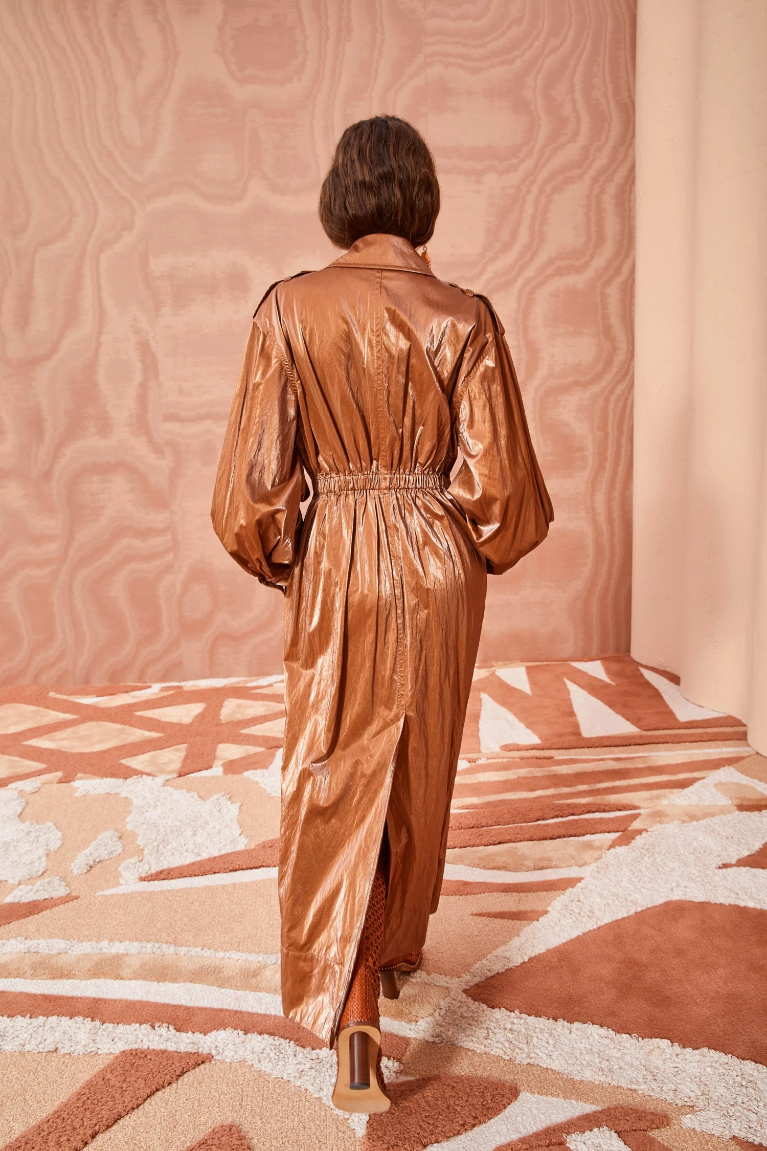 ULLA JOHNSON Ettienne Coat - Bronze 4 ULLA JOHNSON Ettienne Coat - Bronze - Image 4