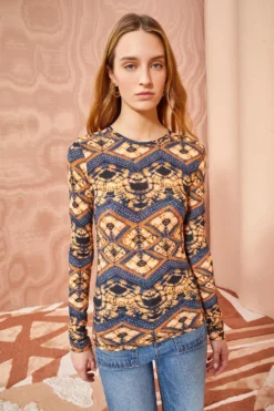 ULLA JOHNSON Eve Top - Constellation -ULLA JOHNSON ULLA JOHNSON Eve Top CONSTELLATION 03