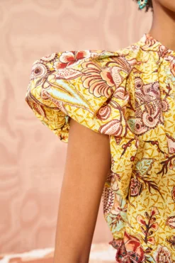 ULLA JOHNSON Evelyn Top - Calla Lily -ULLA JOHNSON ULLA JOHNSON Evelyn Top CALLA LILY 04