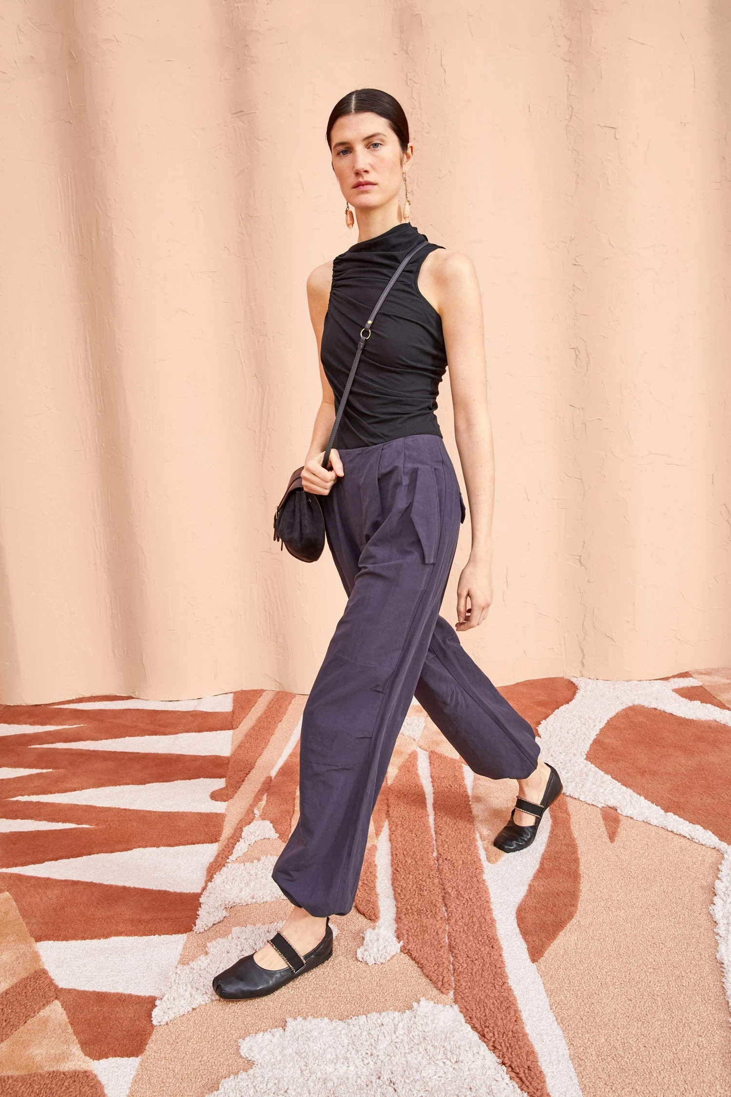 ULLA JOHNSON Feodora Pants - Midnight 2 ULLA JOHNSON Feodora Pants - Midnight - Image 2