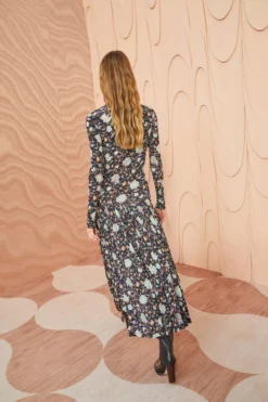 ULLA JOHNSON Fernanda Dress - Nuit -ULLA JOHNSON ULLA JOHNSON Fernanda Dress NUIT 0082