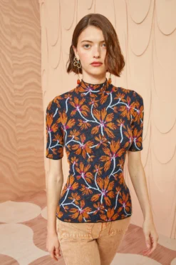 ULLA JOHNSON Flora Top - Bellflower 9 ULLA JOHNSON Flora Top - Bellflower -ULLA JOHNSON ULLA JOHNSON Flora Top BELLFLOWER 03