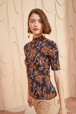 ULLA JOHNSON Flora Top - Bellflower 11 ULLA JOHNSON Flora Top - Bellflower -ULLA JOHNSON ULLA JOHNSON Flora Top BELLFLOWER 05