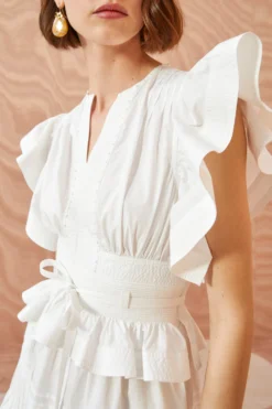 ULLA JOHNSON Florence Dress - Pristine 9 ULLA JOHNSON Florence Dress - Pristine -ULLA JOHNSON ULLA JOHNSON Florence Dress PRISTINE 0112