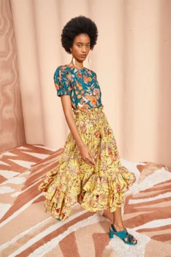 ULLA JOHNSON Frances Top - Delphinium -ULLA JOHNSON ULLA JOHNSON Frances Top DELPHINIUM 0110