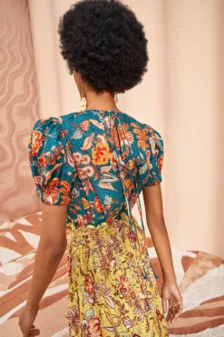 ULLA JOHNSON Frances Top - Delphinium -ULLA JOHNSON ULLA JOHNSON Frances Top DELPHINIUM 0132