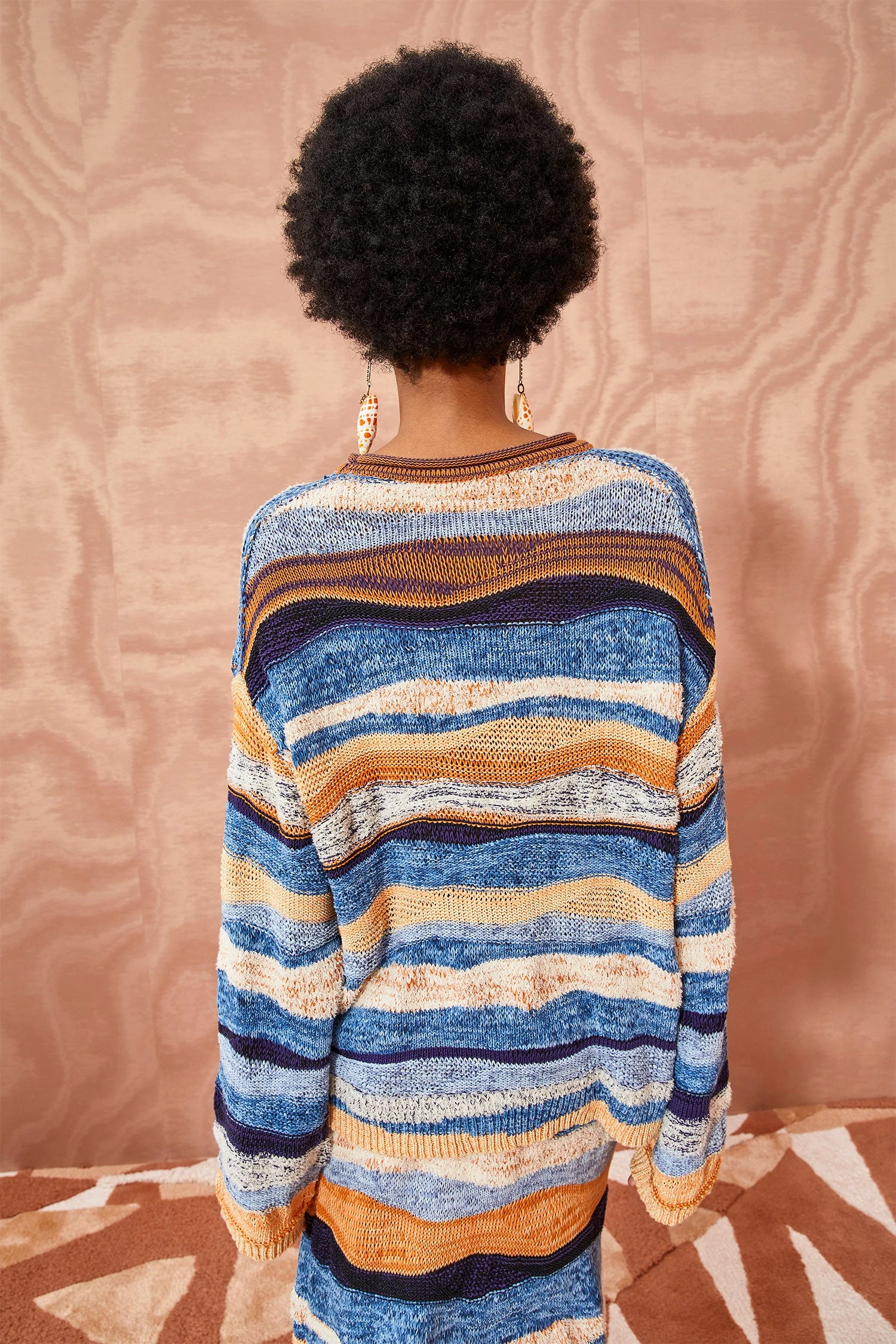 ULLA JOHNSON Francie Pullover - Aegean 5 ULLA JOHNSON Francie Pullover - Aegean - Image 5