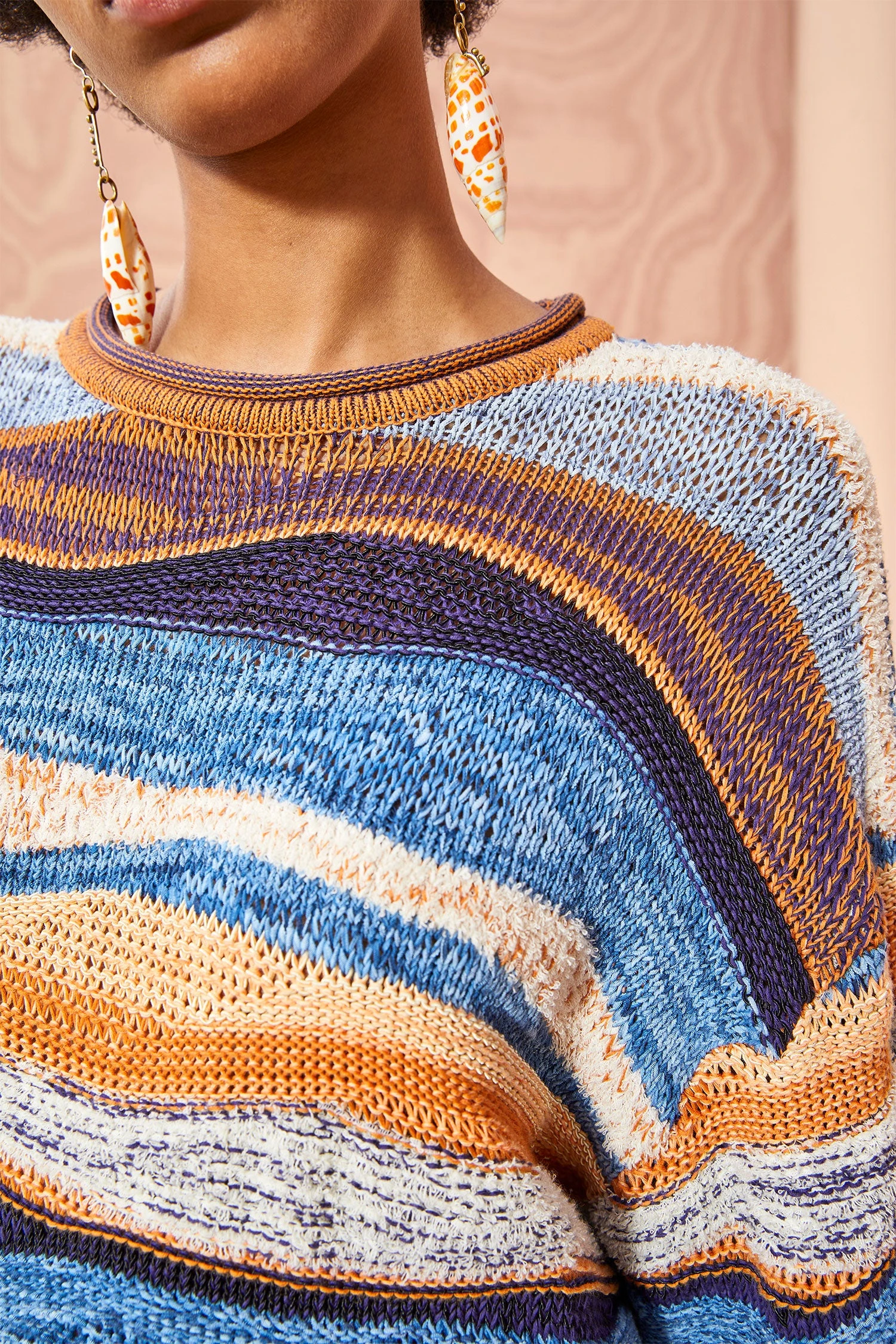 ULLA JOHNSON Francie Pullover - Aegean 6 ULLA JOHNSON Francie Pullover - Aegean - Image 6