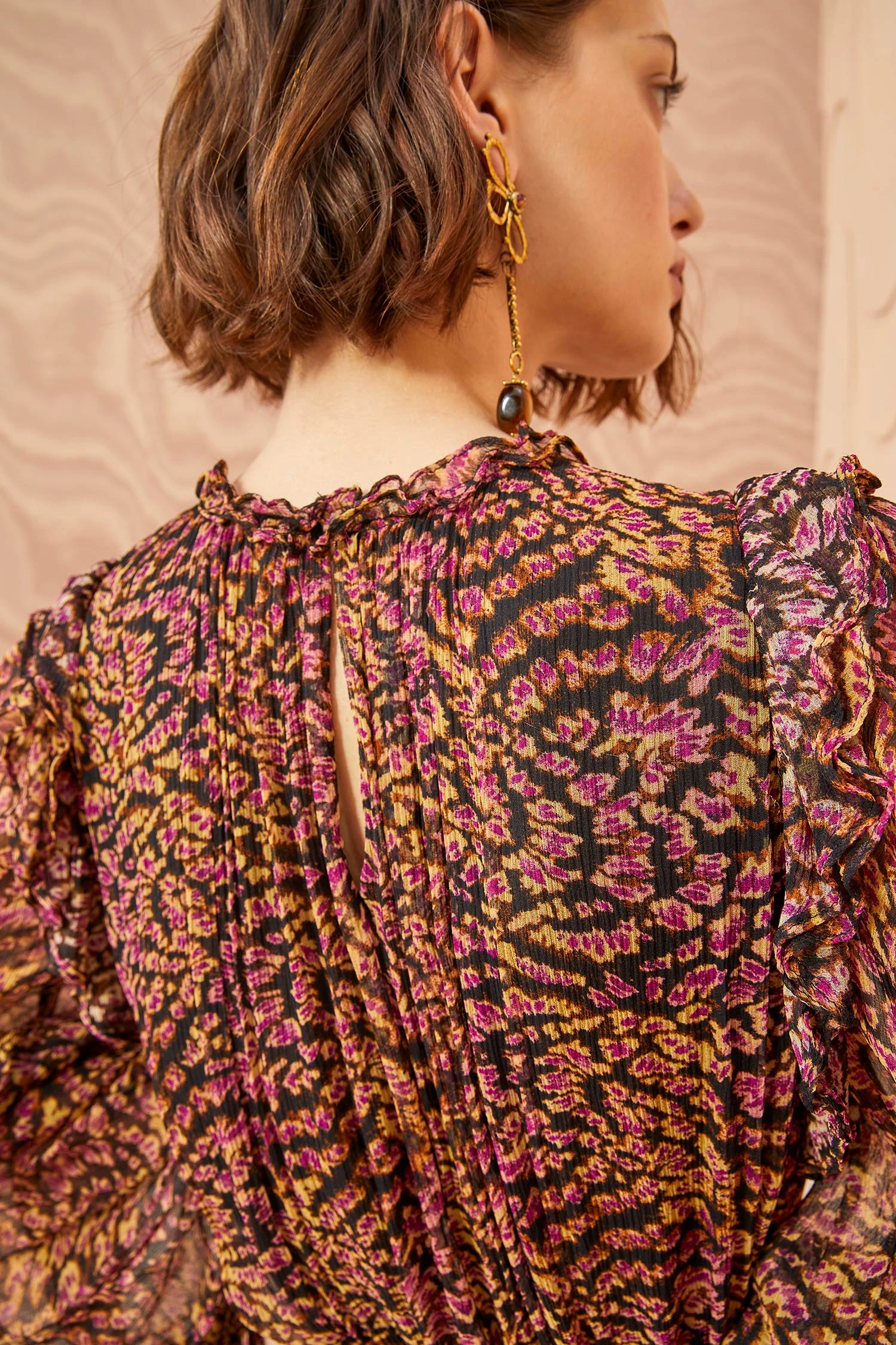 ULLA JOHNSON Gaelle Dress - Pomegranate 2 ULLA JOHNSON Gaelle Dress - Pomegranate - Image 2