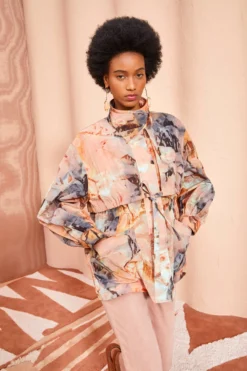 ULLA JOHNSON Giorgia Jacket - Fire Opal -ULLA JOHNSON ULLA JOHNSON Giorgia Jacket FIREOPAL 0051