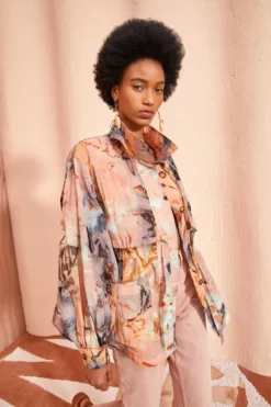 ULLA JOHNSON Giorgia Jacket - Fire Opal