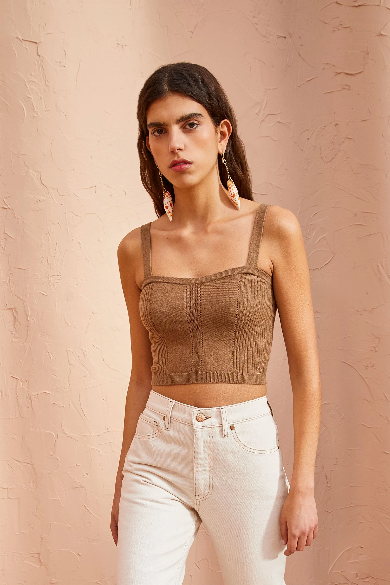 ULLA JOHNSON Giselle Top - Chestnut 1 ULLA JOHNSON Giselle Top - Chestnut