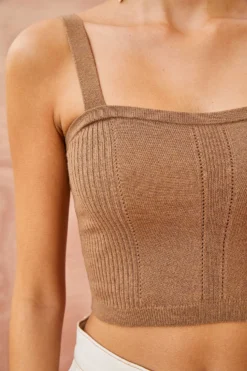 ULLA JOHNSON Giselle Top - Chestnut 9 ULLA JOHNSON Giselle Top - Chestnut -ULLA JOHNSON ULLA JOHNSON Giselle Top CHESTNUT 05